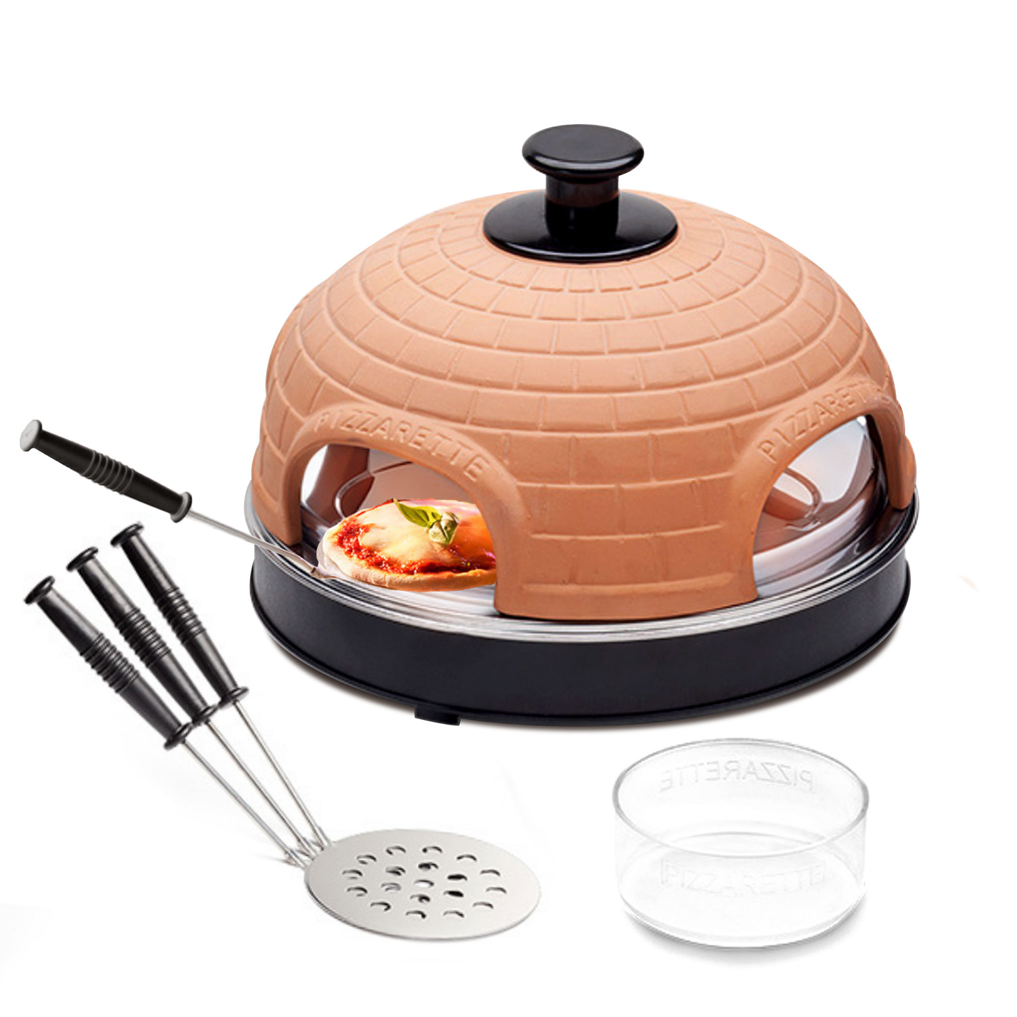 Pizza Raclette, Mini Pizza Ofen, Mini Pizzaofen, Pizzaofen für Zuhause, Mobiler Pizzaofen, Mini Pizza Steinofen, Steinofen für Küche