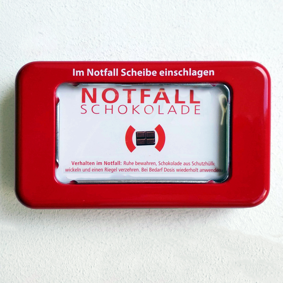 Notfall-Schoko in der Blechdose