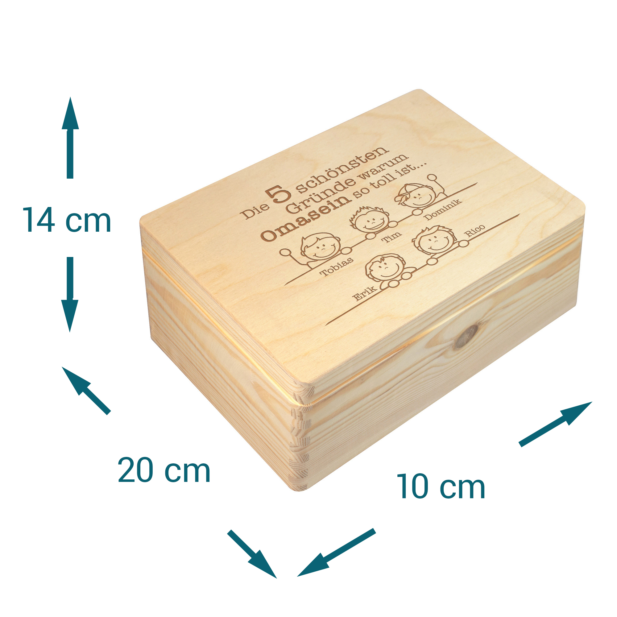 Erinnerungsbox Omasein - Personalisierte Memory Box  9