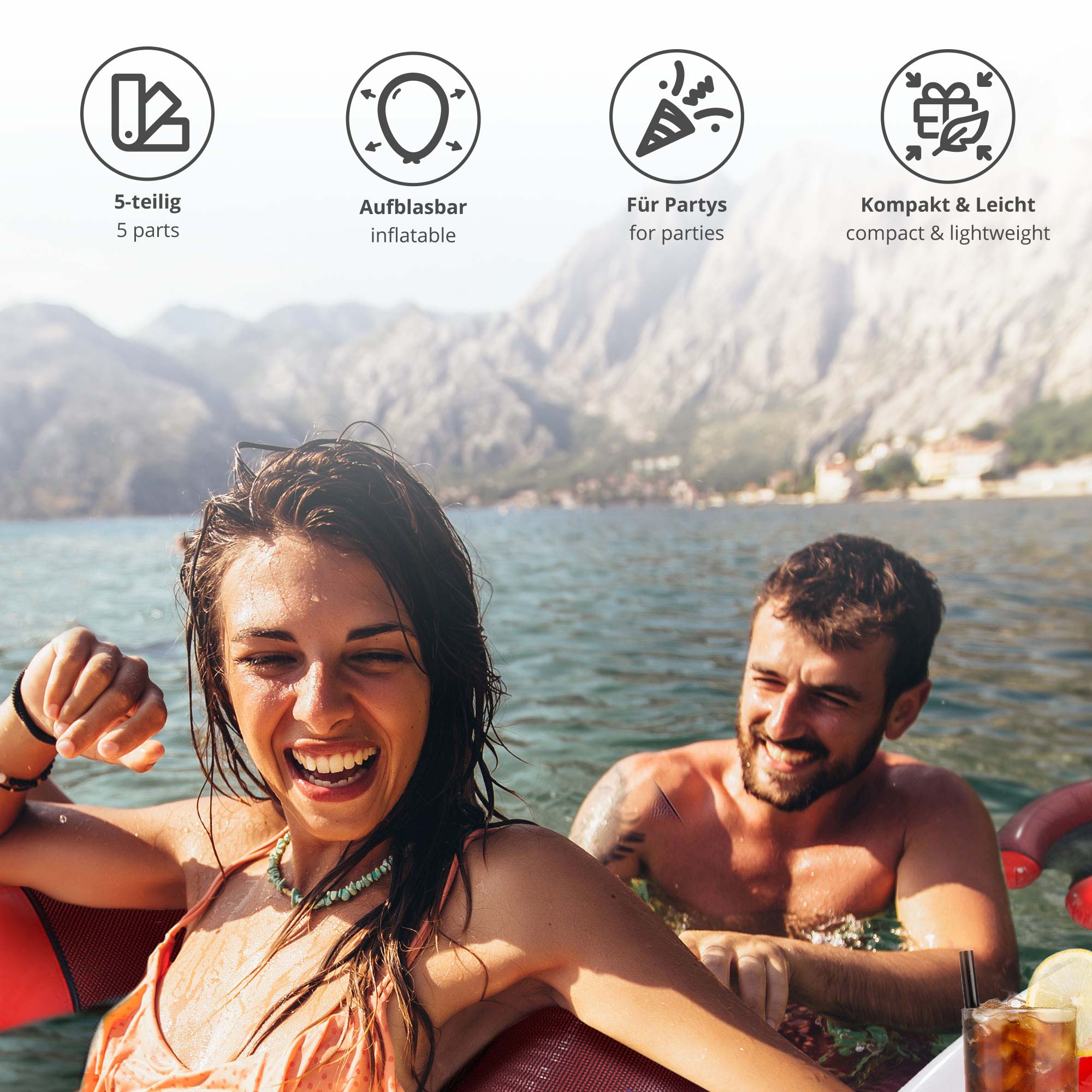 Aufblasbare Pool Bar