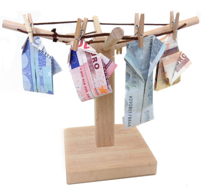 Geld Wäschespinne