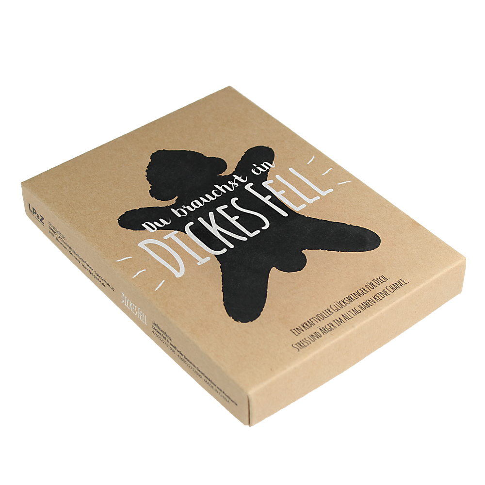 Dickes Fell - Braunbär - mit Geschenkbox