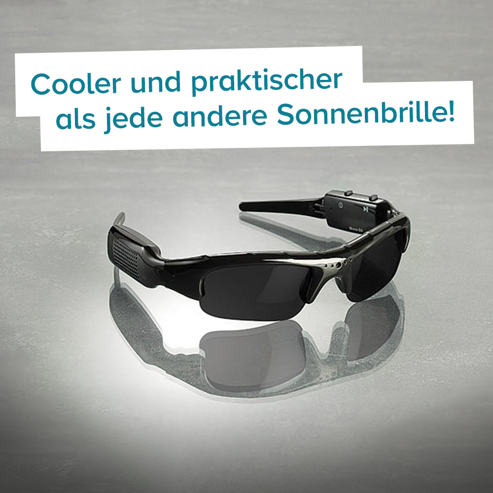 Sonnenbrille mit Spionage Kamera