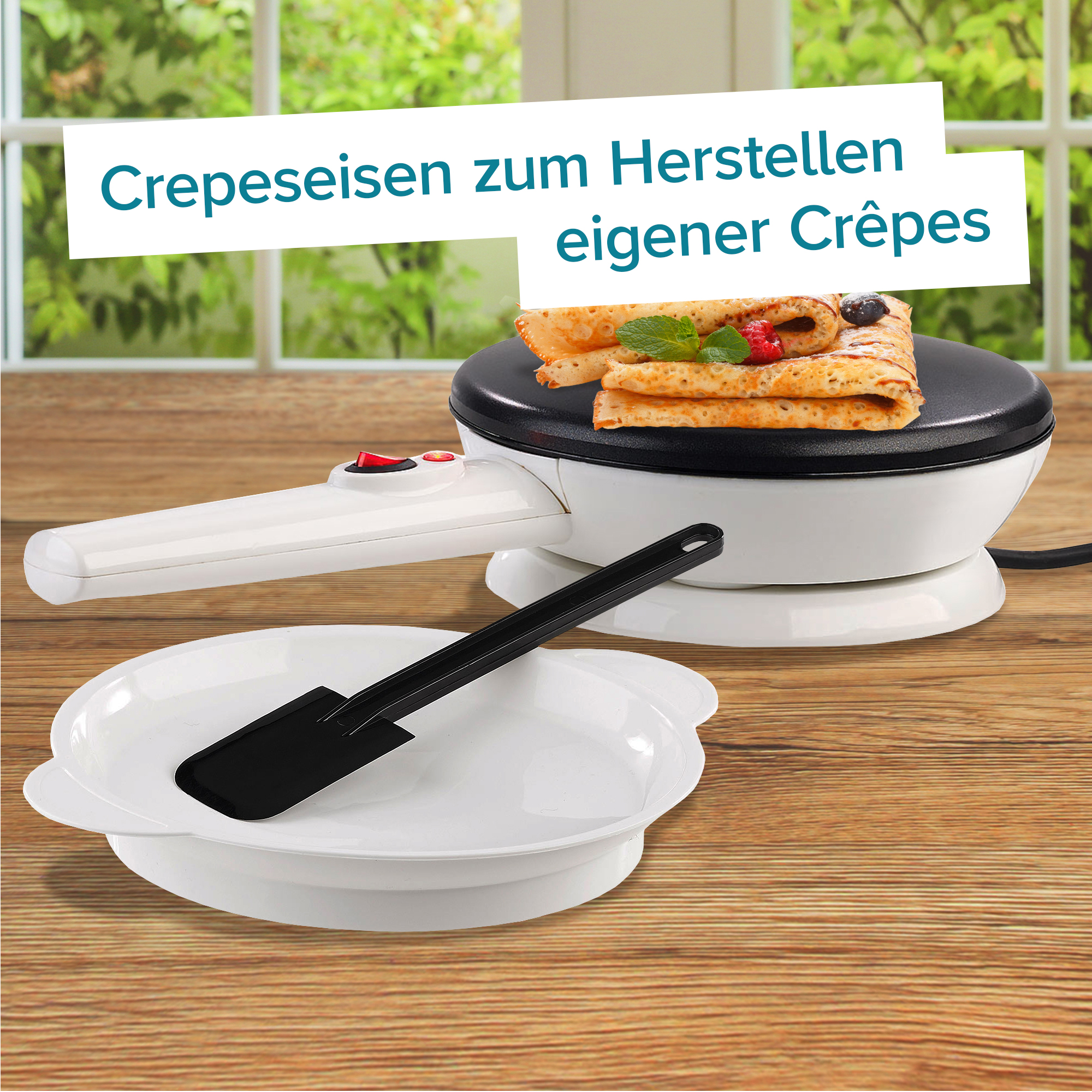 Crepe Maker mit extra Pfanne