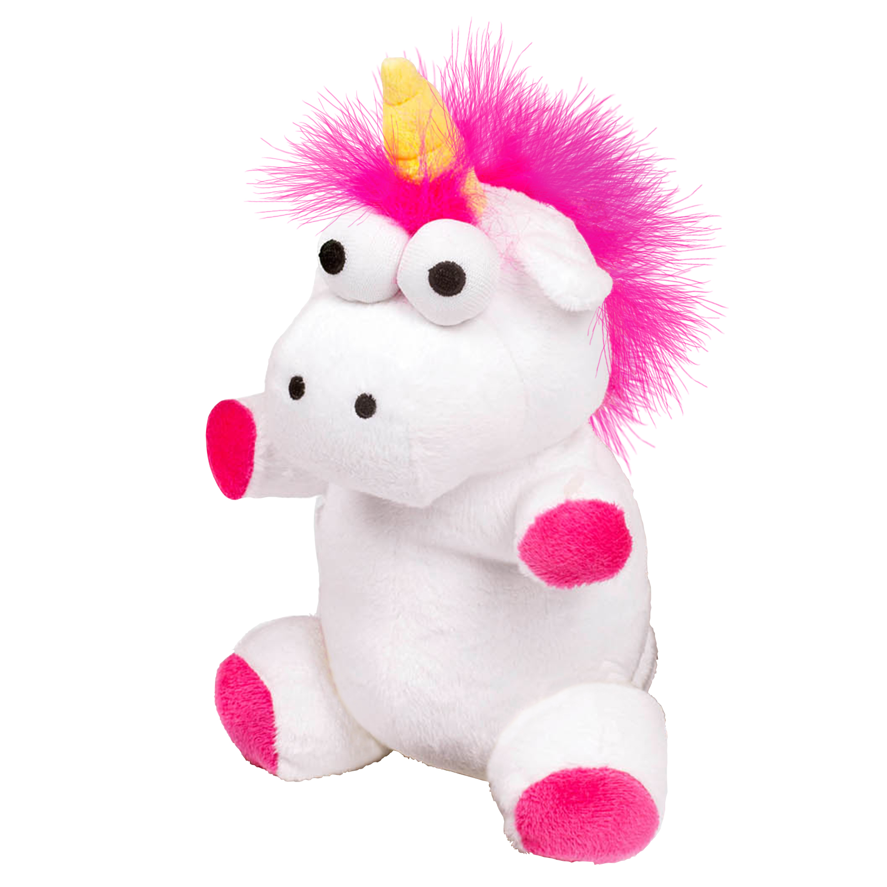 Einhorn Stofftier mit Sprachfunktion, Sprechendes Plüsch-Einhorn zum Kuscheln, Unicorn Plüschtier das alles nachspricht, Einhorngeschenk für Kinder