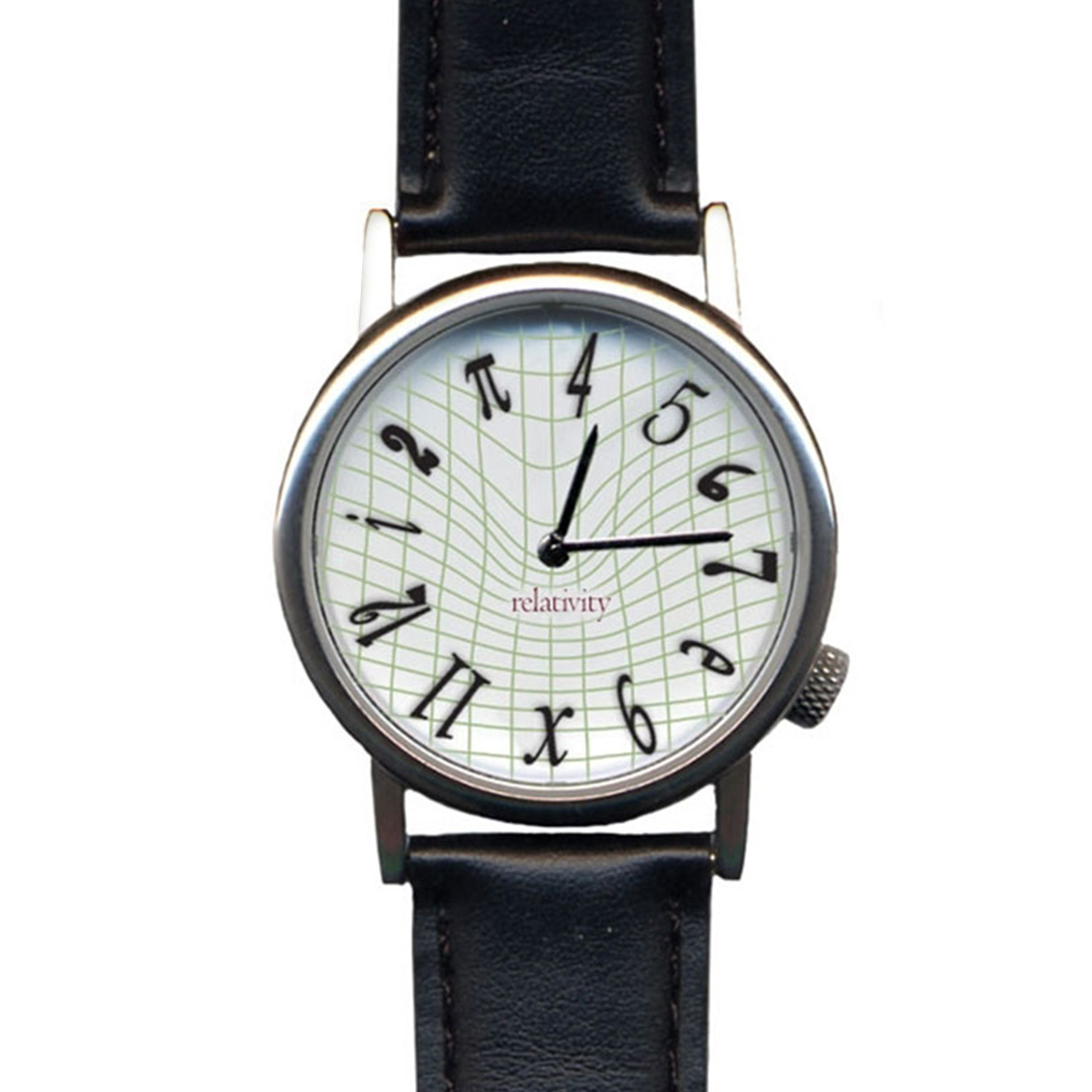 Einsteins Relativitätstheorie Uhr mit Lederarmband