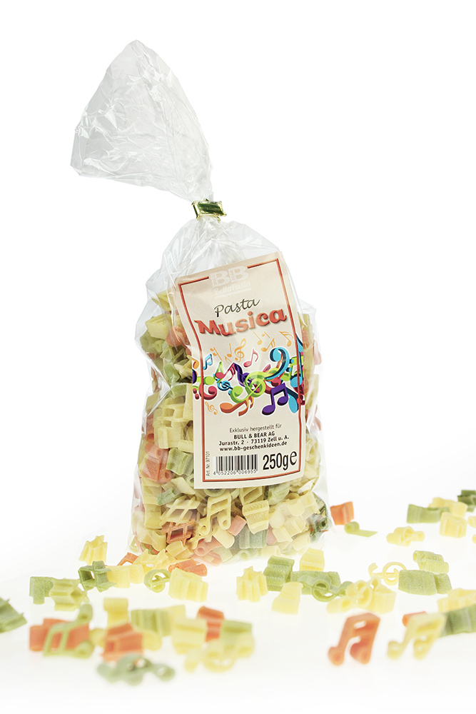 Bunte Noten Nudeln