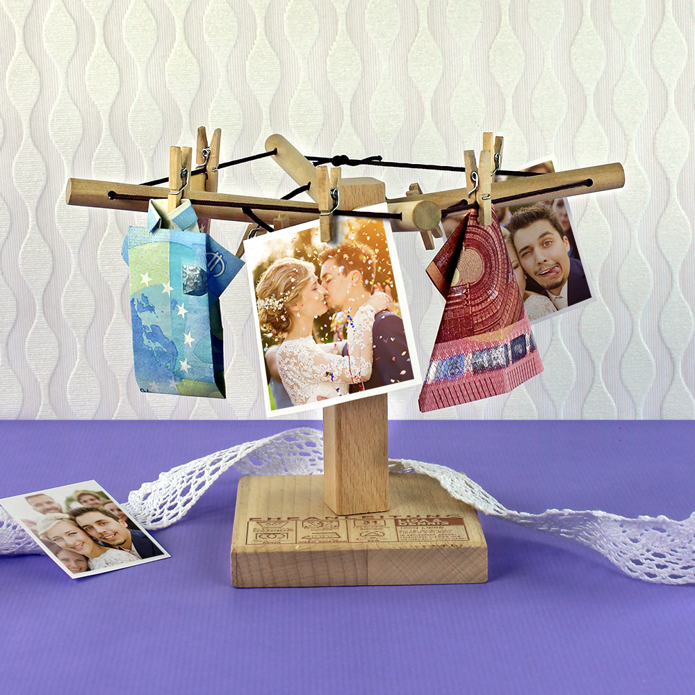 Geldwäschespinne zur Hochzeit - Eheanleitung - Personalisiert