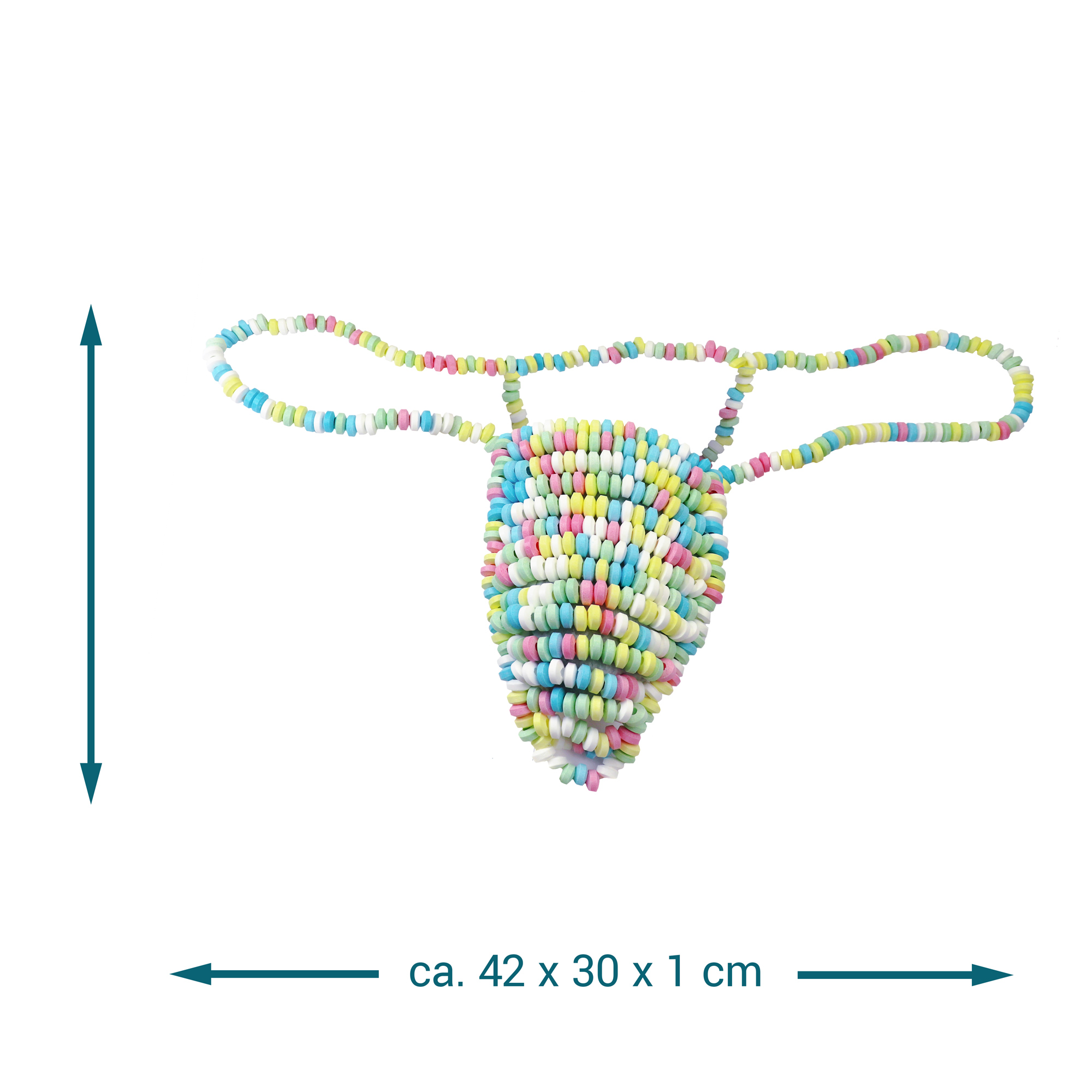 Candy String für Männer, Essbare Unterwäsche für Kerle, Erotische Unterhose zum Aufessen, Witziges Süßigkeiten Geschenk, Scherzartikel für Männer
