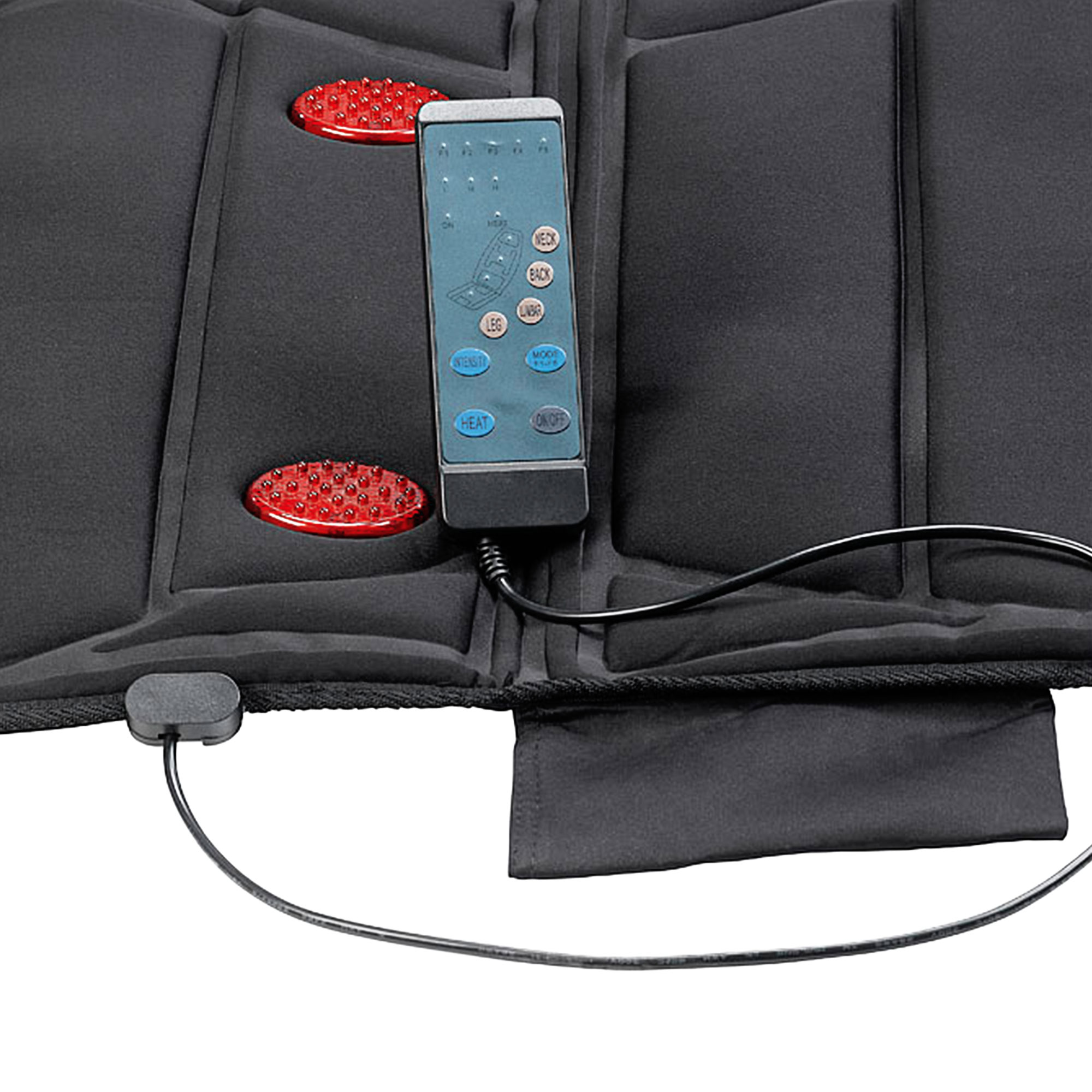 Wärmende Massagematte mit Vibration