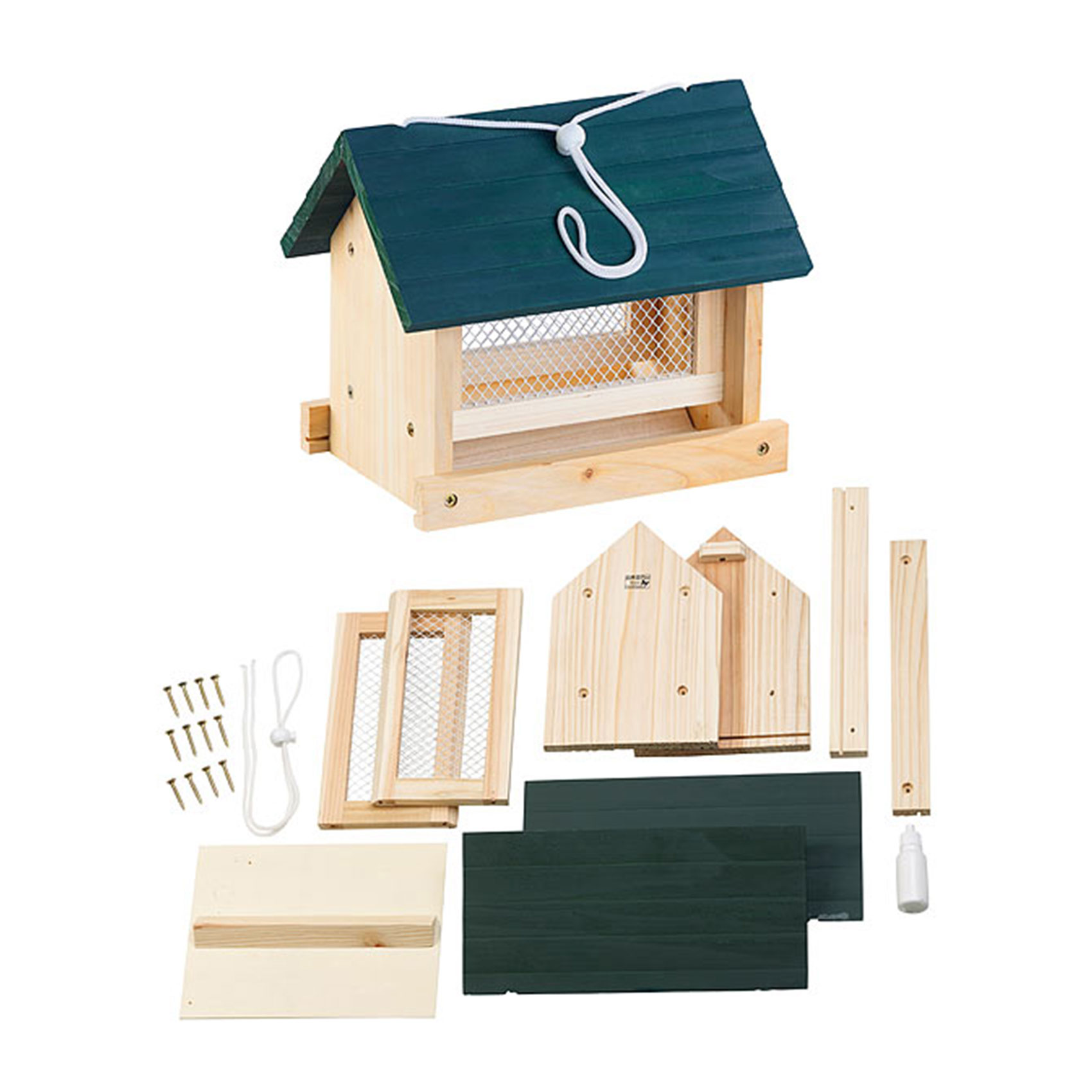 Vogelfutterhaus selber bauen - Bausatz