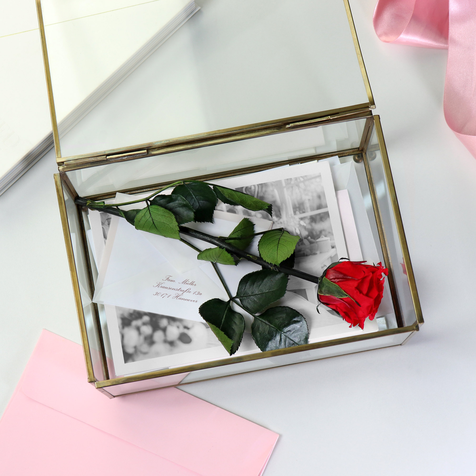 Unvergängliche Rose - Geschenkidee Valentinstag