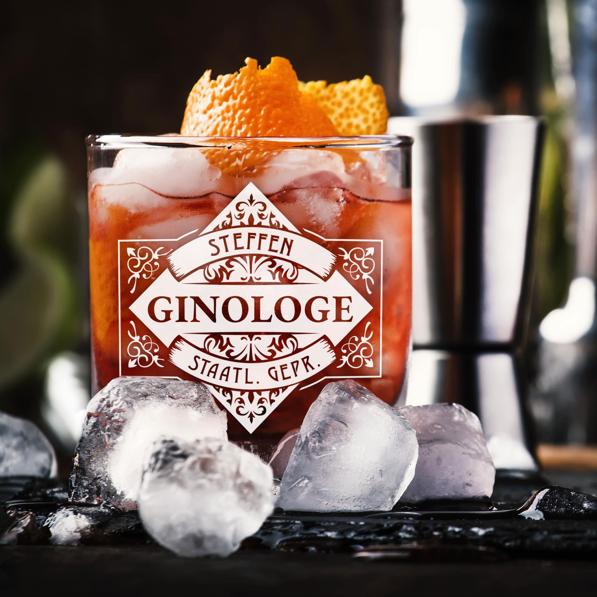 Ginglas Tumbler mit Gravur - Ginologe