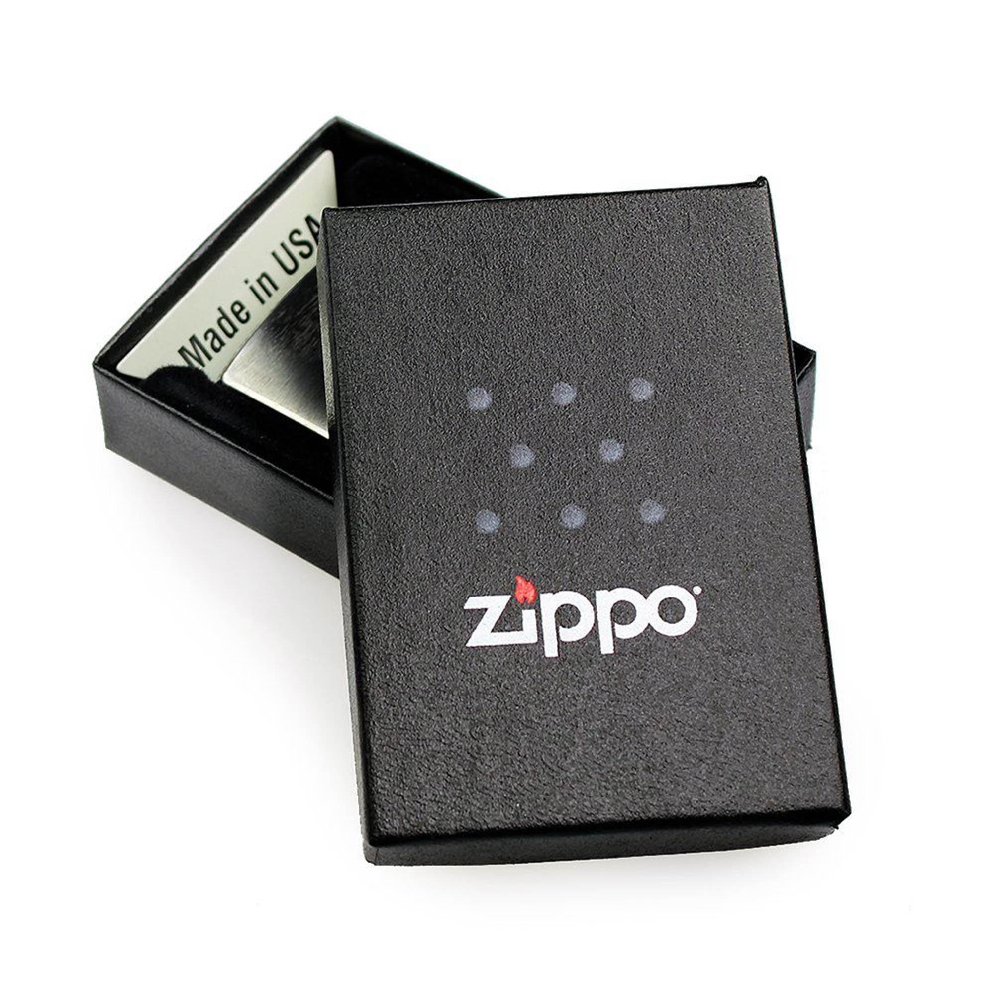Zippo Sturmfeuerzeug mit Kompass Gravur - Name