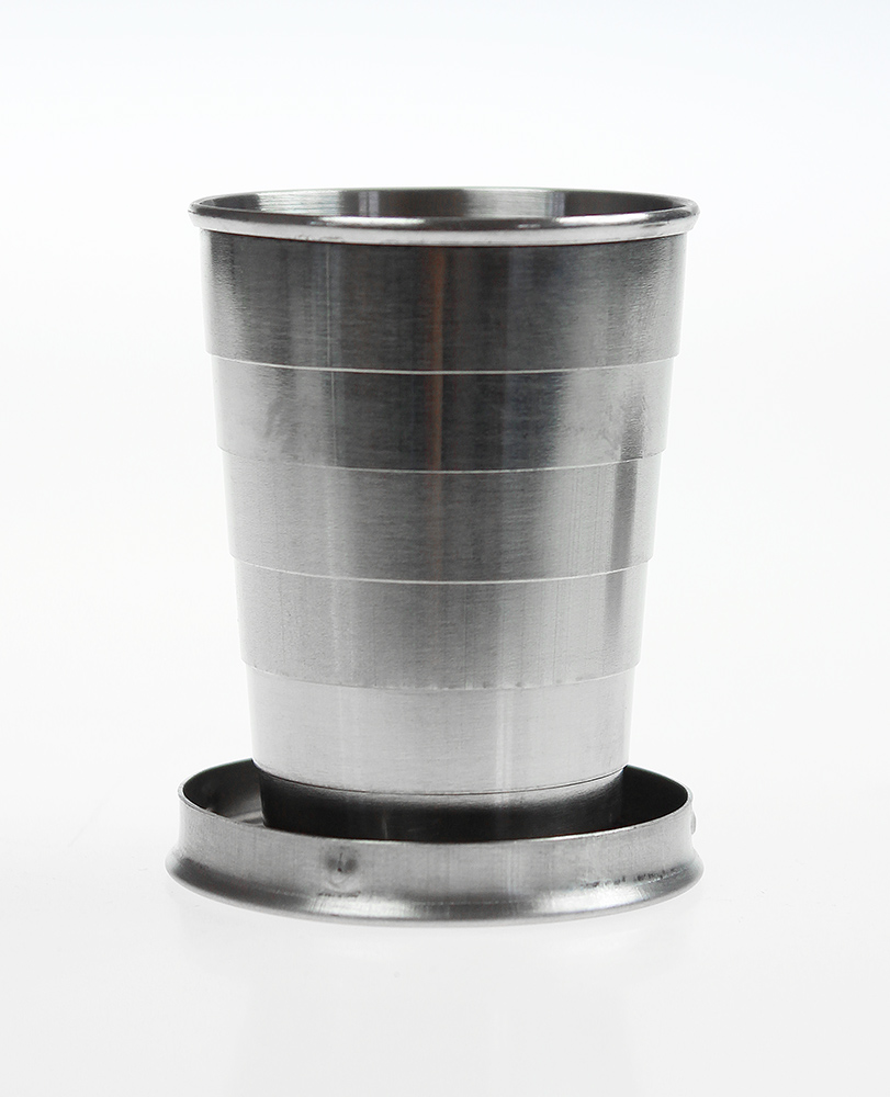 Faltbarer Shotbecher mit Schlüsselanhänger