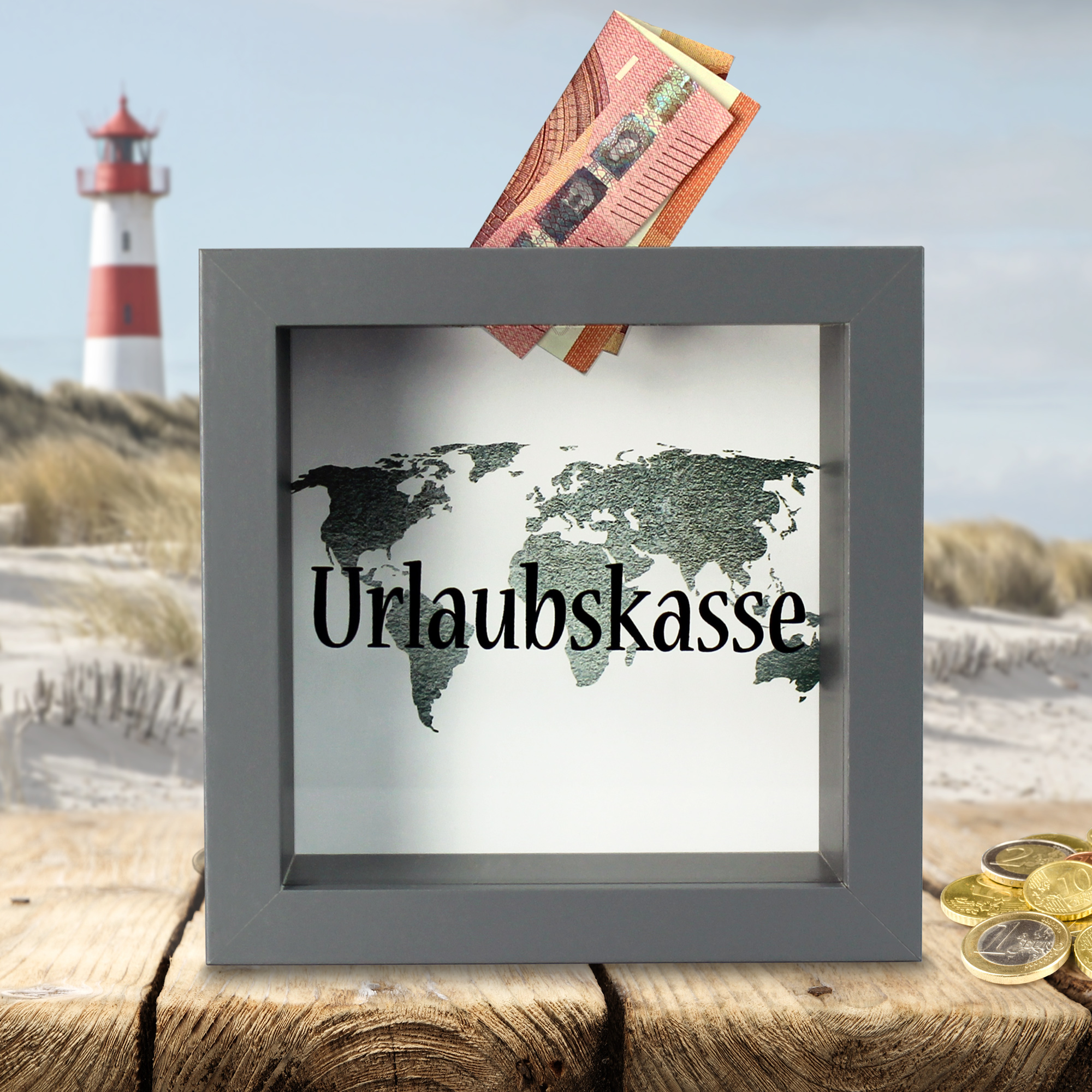 Sparbüchse - Urlaubskasse
