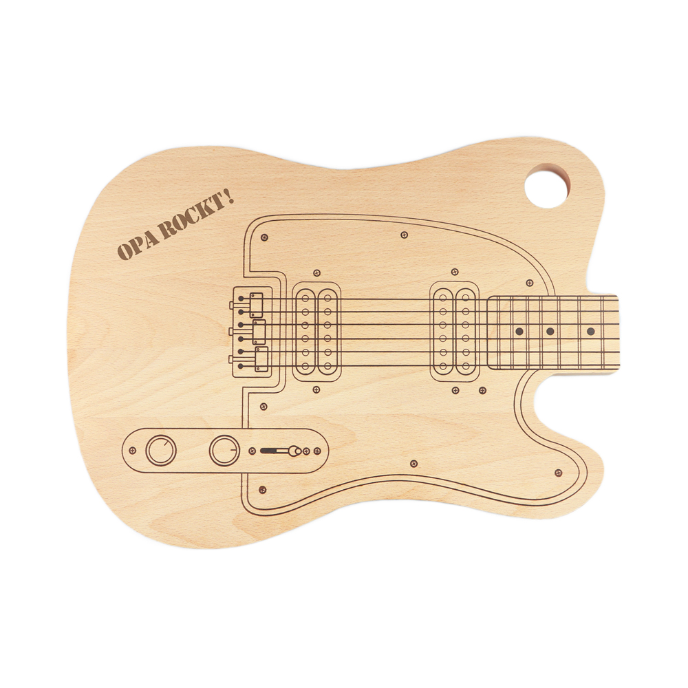 Gitarrenbrett - Opa rockt - Standard