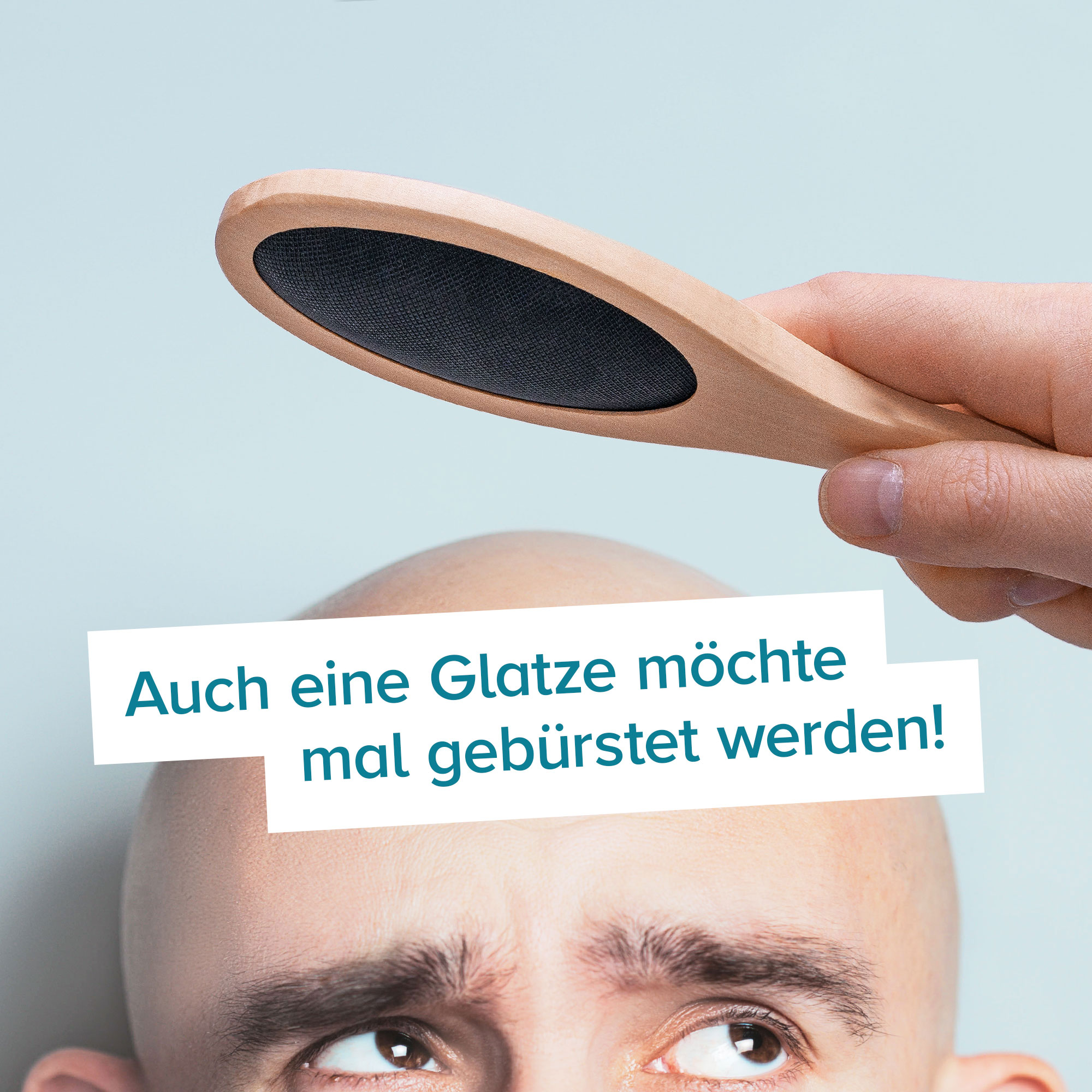 Kamm für Glatzköpfe - Scherzartikel