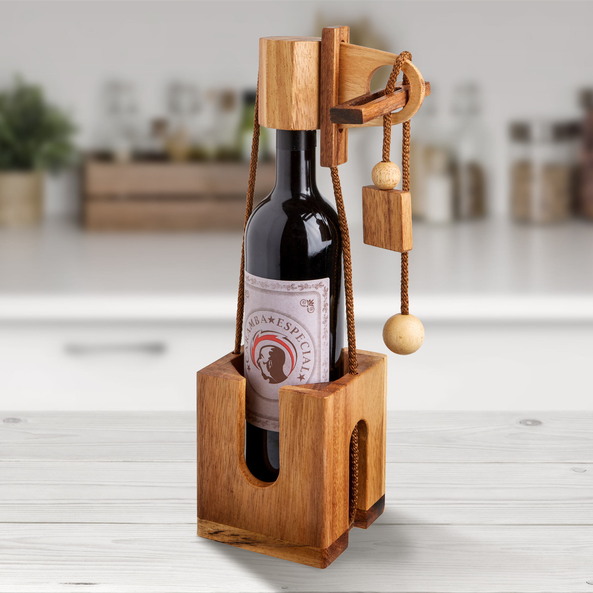 Flaschenpuzzle - Dunkel