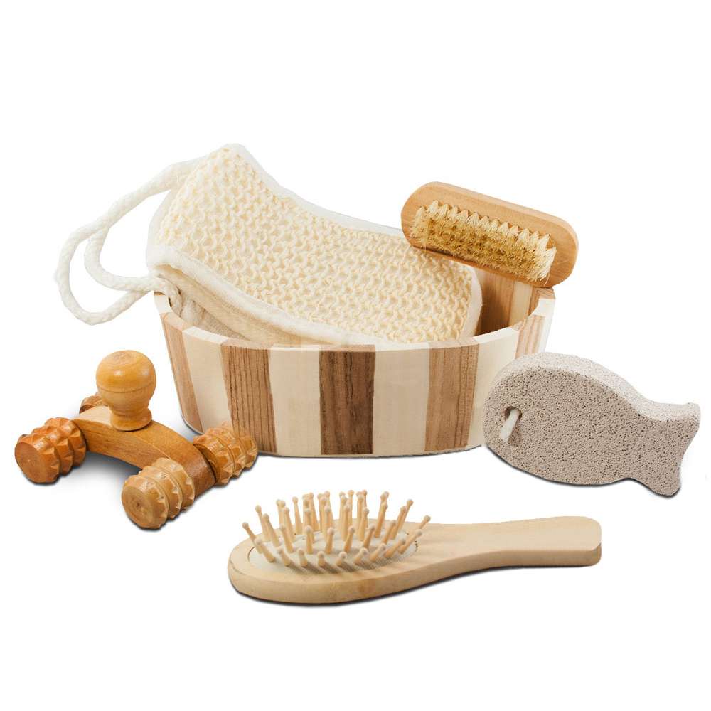 6-teiliges Set - Alles für die Badewanne