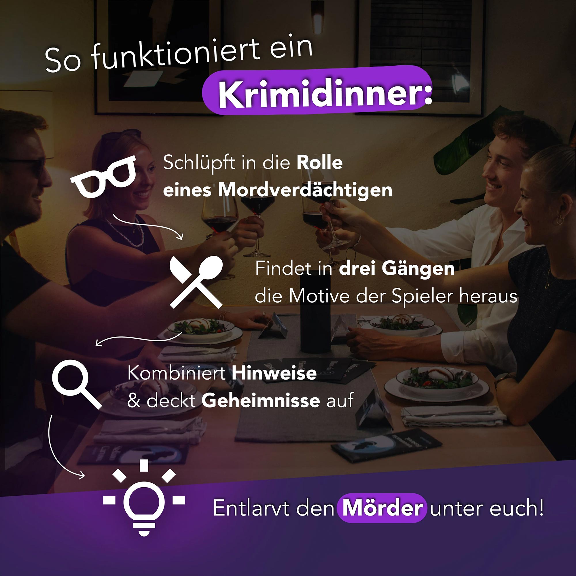 Krimidinner für Zuhause - Das letzte Meeting