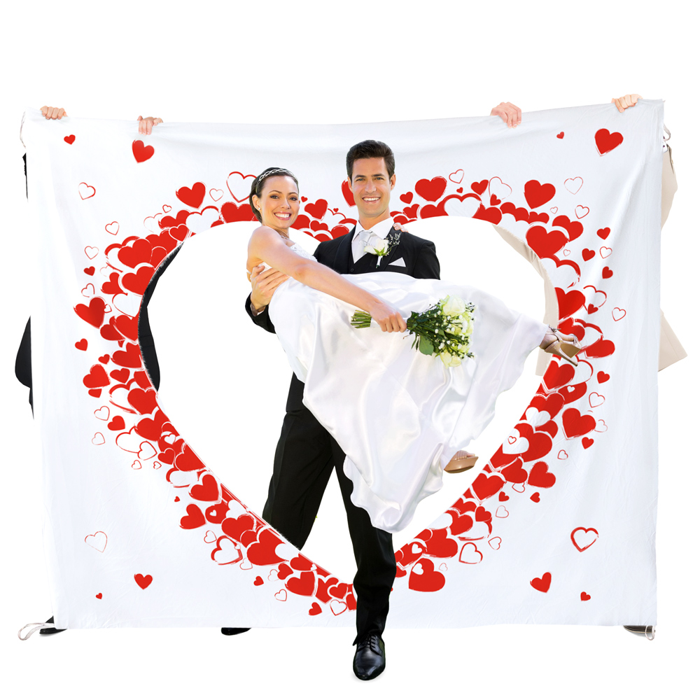 Hochzeitslaken zum Ausschneiden - Hochzeitsspiel
