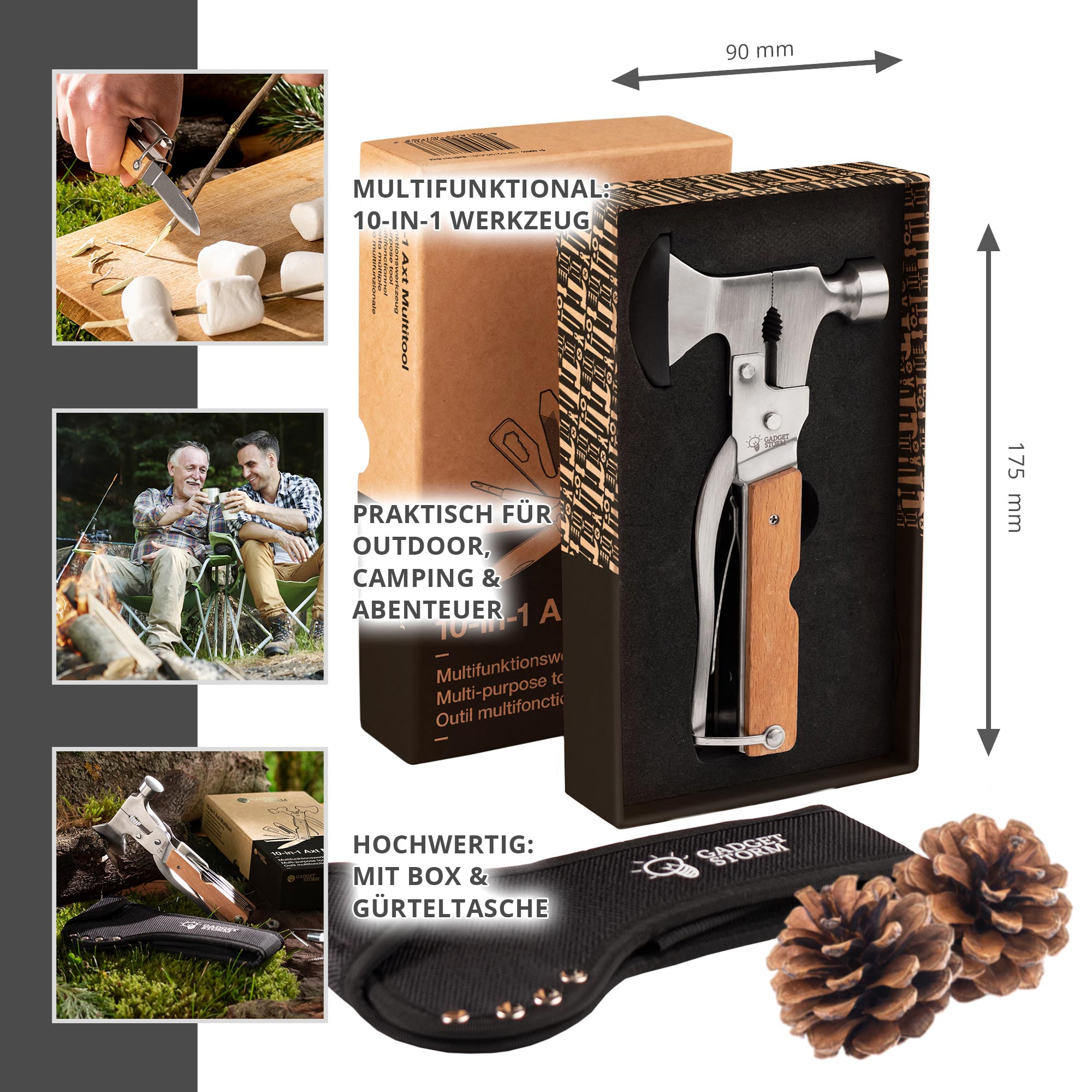 Axt Multifunktionswerkzeug - 11in1 Multitool