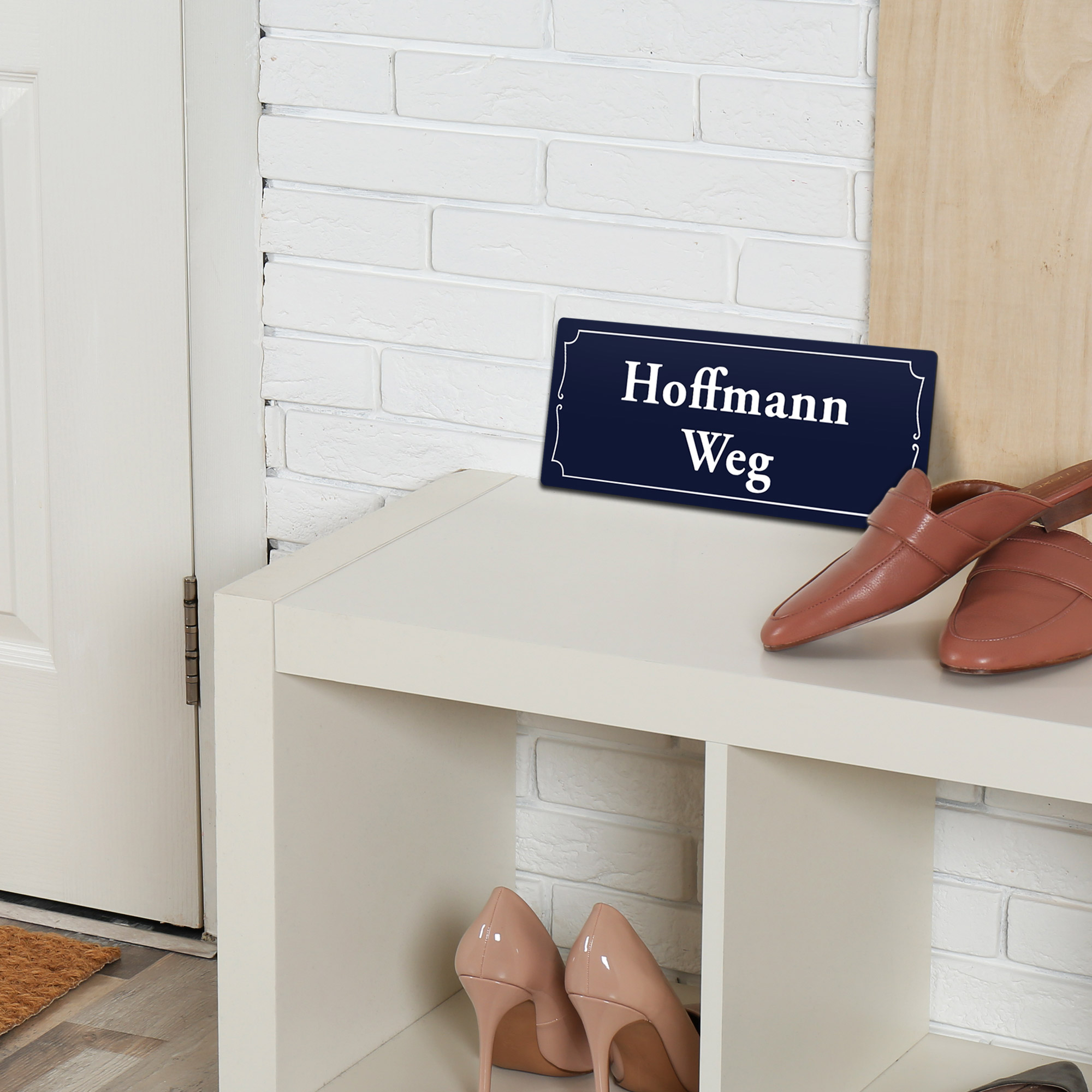 Türschild als Straßenschild mit personalisiertem Namen 5