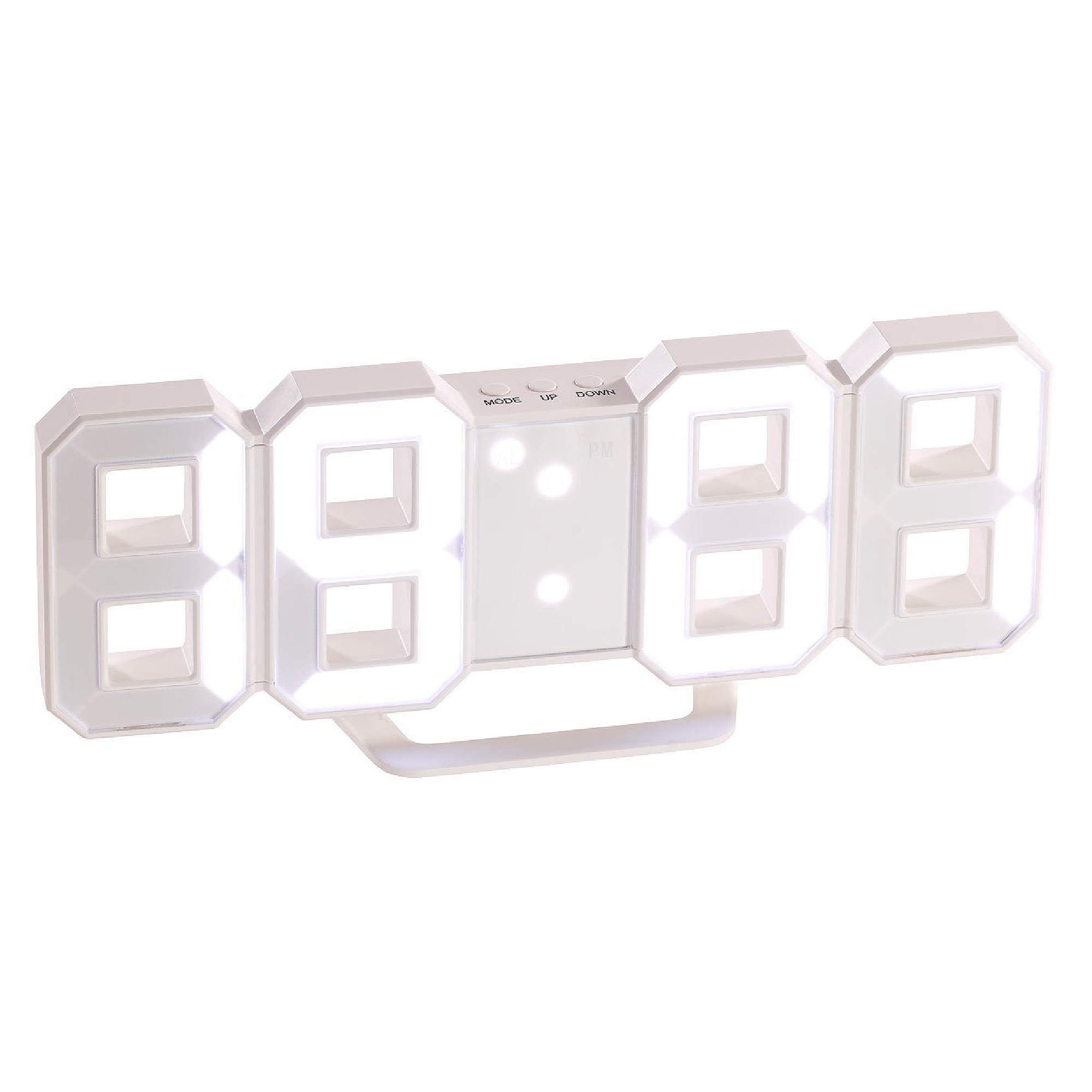 2-in-1 3D LED Digitaluhr mit Wecker, 2-in-1 3D LED Digitaluhr mit Wecker, Wanduhr, Geburtstagsgeschenke, Tischuhr