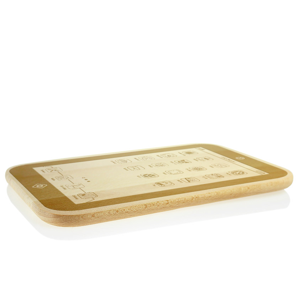 Frühstücksbrett im Tablet-Design - Frühstücks-Pad