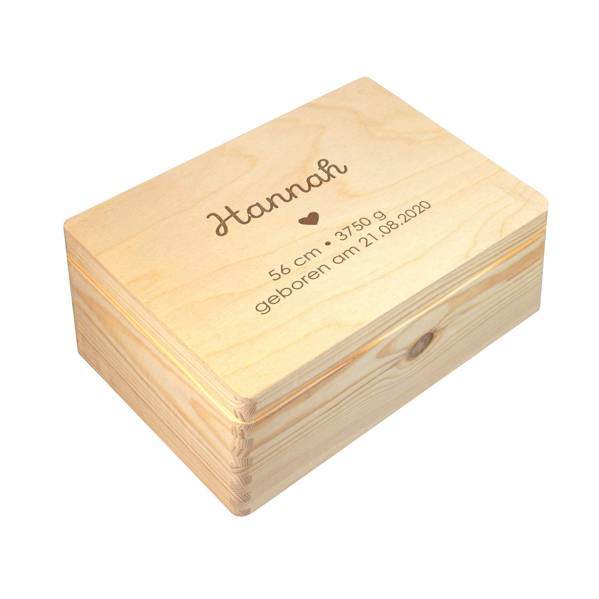 Erinnerungsbox zur Geburt - Personalisierte Memory Box