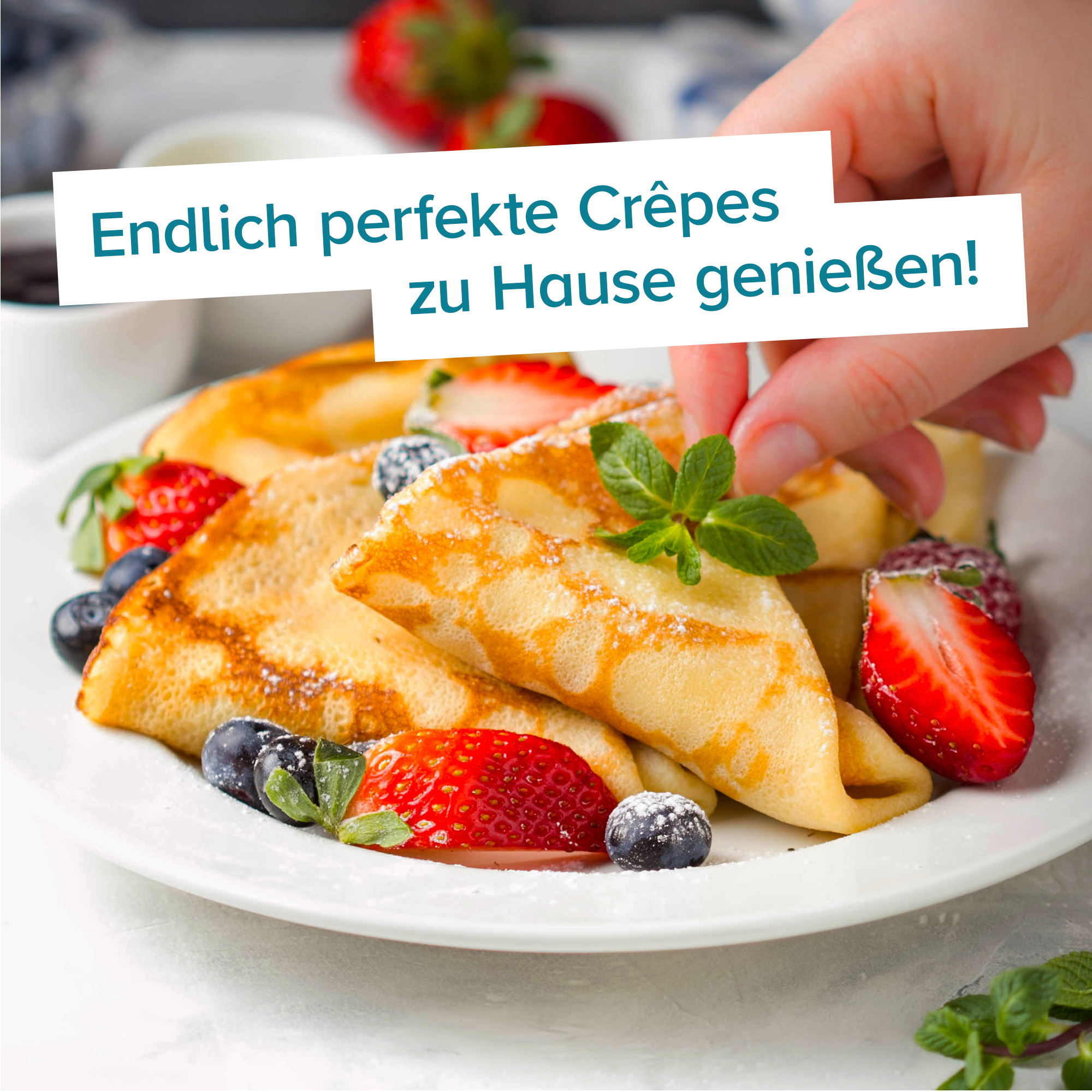Crepe Maker mit extra Pfanne