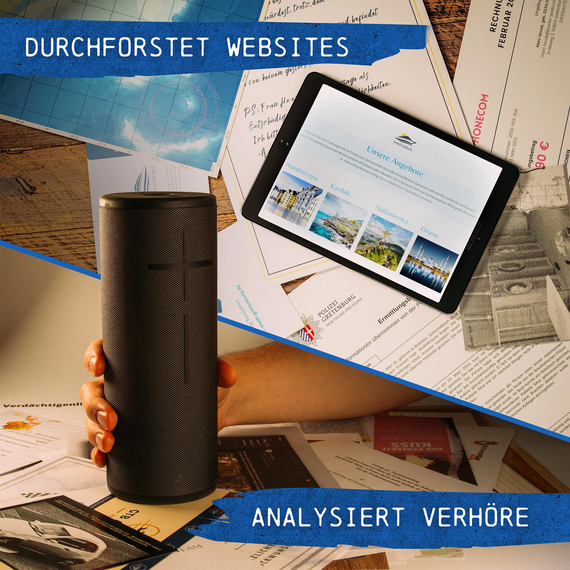 Spannendes Krimi Detektivspiel - Tatort Traumschiff