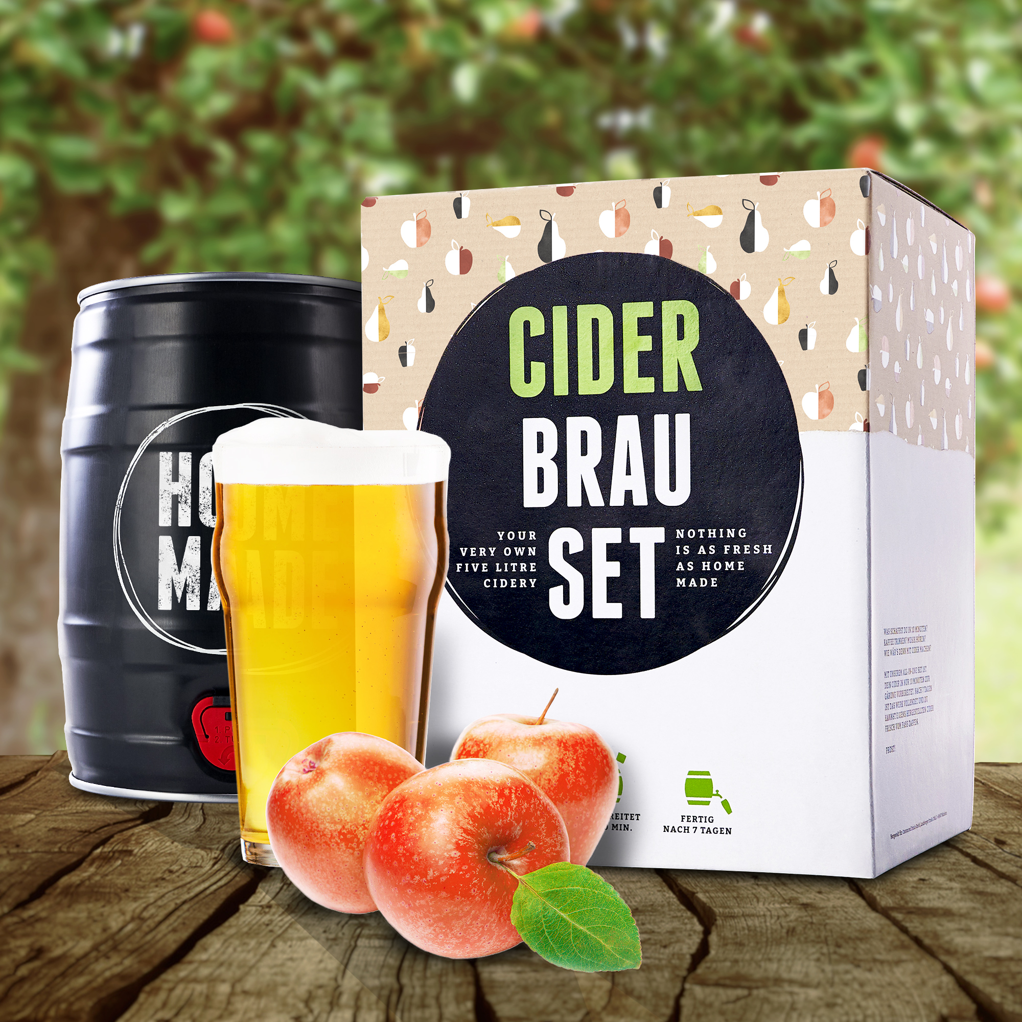 Einsteiger Brauset für Apfel Cider