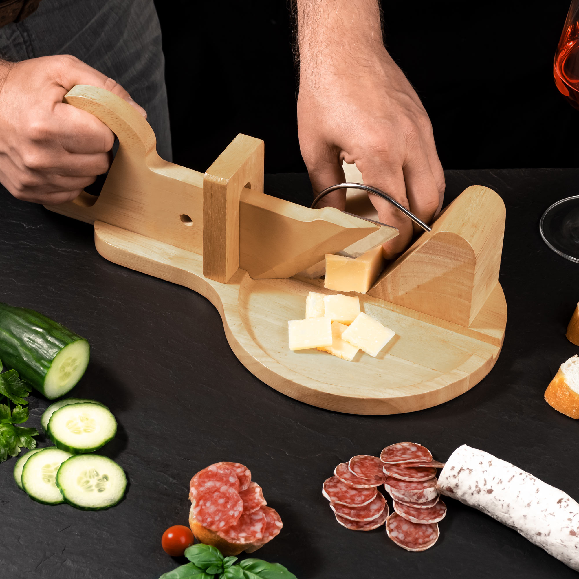 Allesschneider - Holz Guillotine
